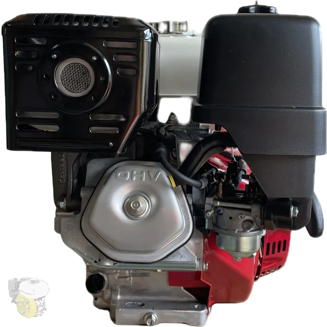 HONDA GX390 SXE4 - (Arbre 25 mm) avec démarreur électrique et alerte niveau d'huile