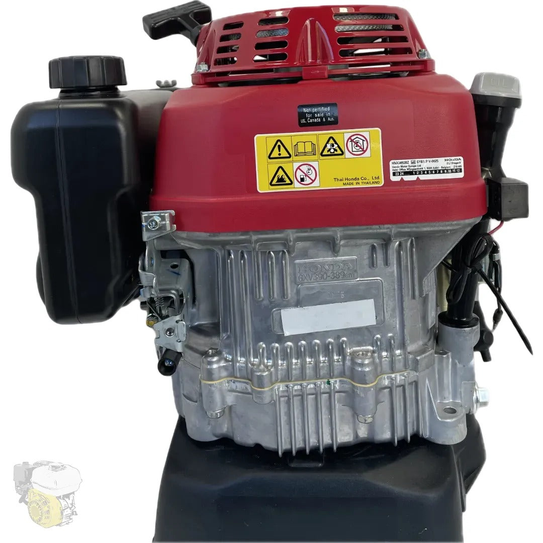 HONDA GXV390-DNE5 - Eje de 25,4 mm / 1" x 80 mm con arranque eléctrico y arranque manual