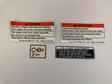 Lot d'autocollants Honda