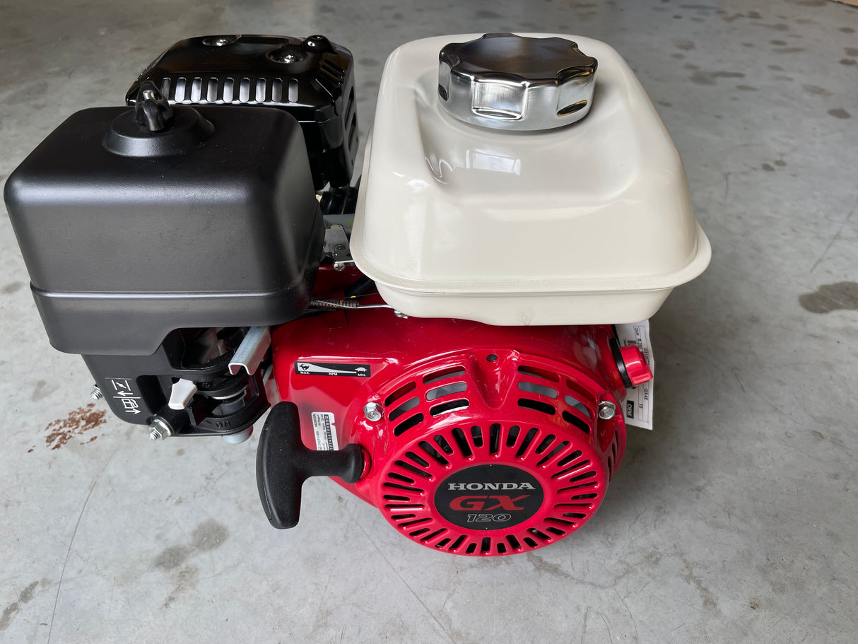 HONDA GX120 QX4E (QX4)  - (Arbre 19.05mm / 3/4" x 58,5mm) avec alerte niveau d'huile (retour client)