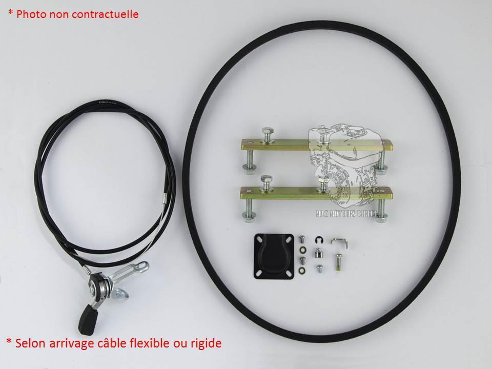 Kit moteur remplacement pour Iseki KS280, moteur KT290, avec seulement les fraises avec Promoteur G200