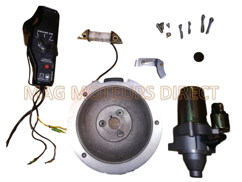 KIT DEMARREUR ELECTRIQUE compatible HONDA GX340 GX390 (ECO)
