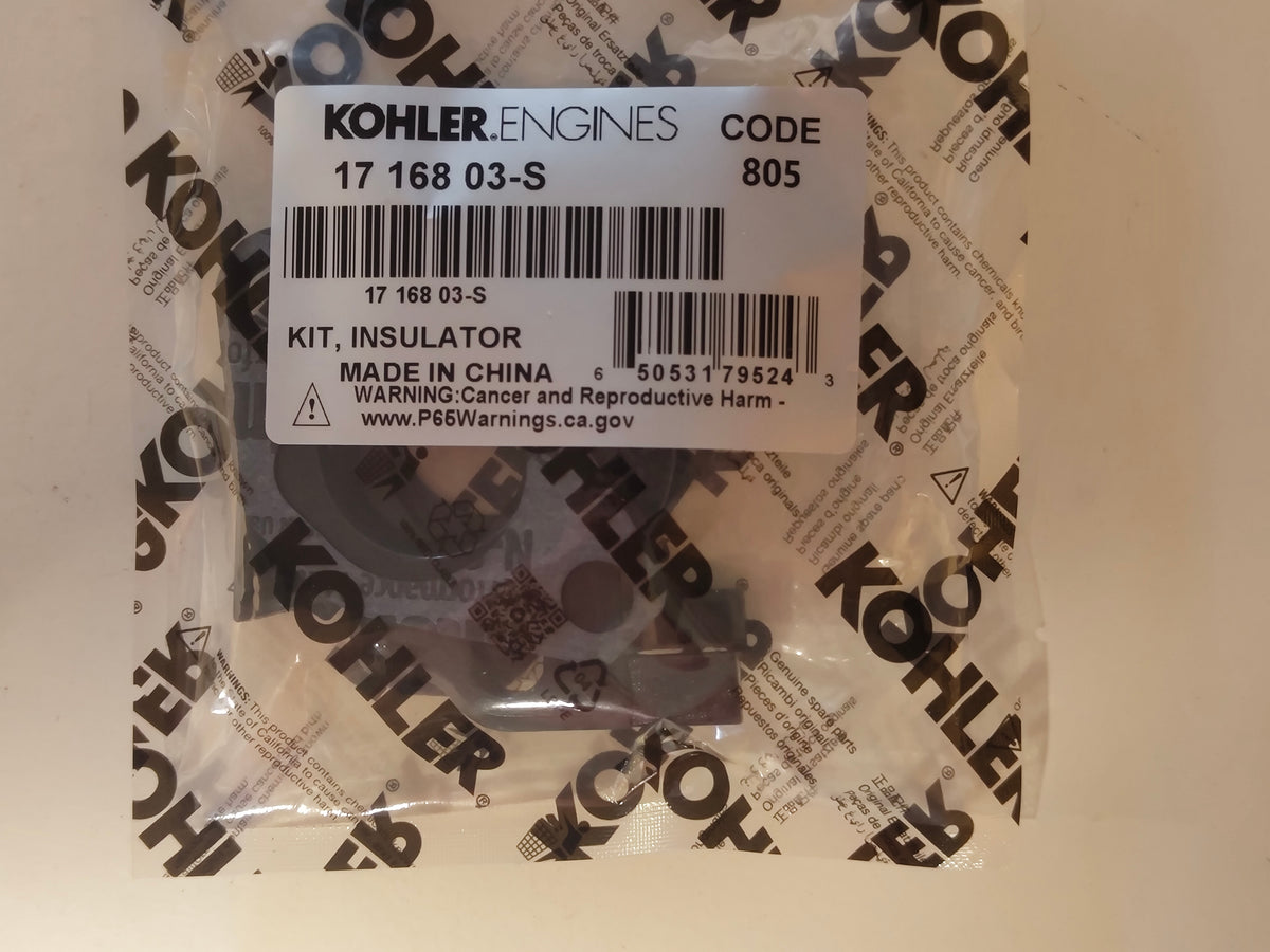 Kit isolant d'origine Kohler 17 168 03-S CH395