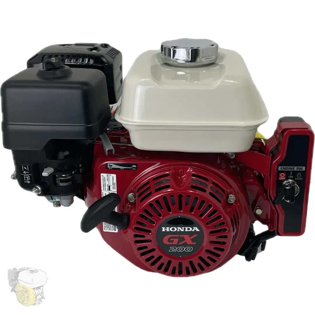 HONDA GX200 - QXE5 - (Arbre 19.05mm / 3/4" x 58,5mm) avec démarrage électrique