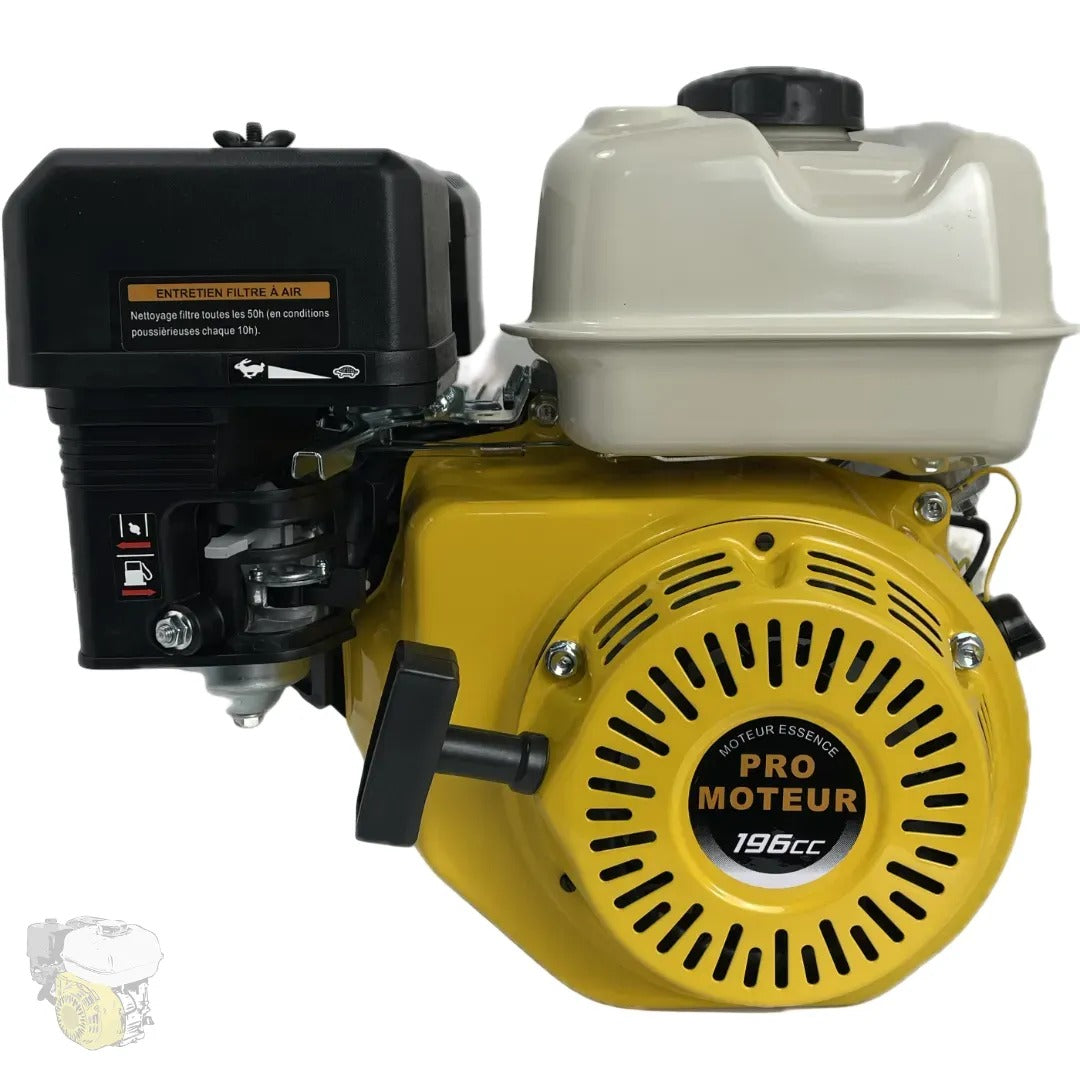 ProMoteur G200V (6.5CV) avec deux arbres (19.05 et 12.7mm)