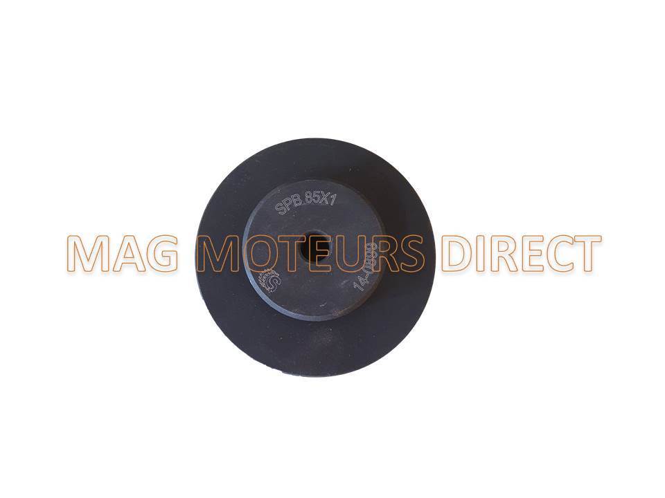 POULIE FONTE 85mm - Type SPB - Simple Gorge - MONOBLOC