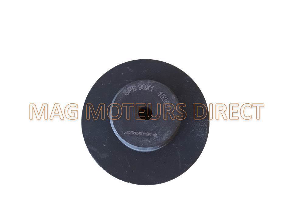POULIE FONTE 90mm - Type SPB - Simple Gorge - MONOBLOC