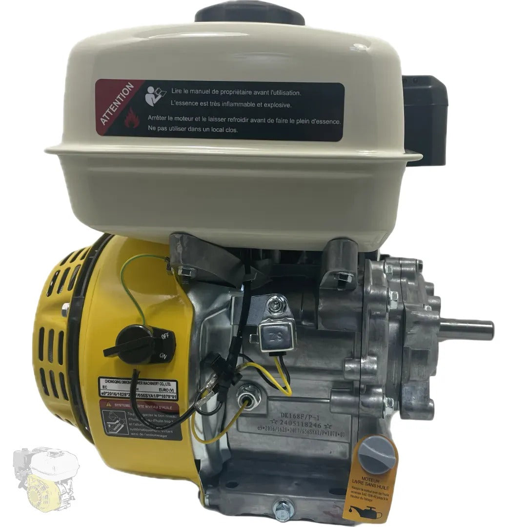 ProMoteur G200V (6.5CV) avec réducteur 1/2
