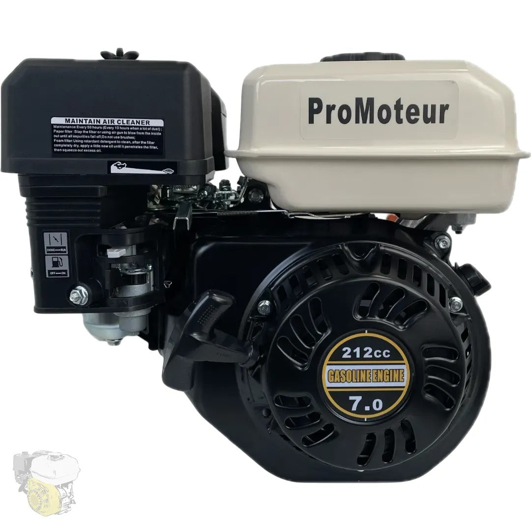 Motor ProMoteur G210VFS-B (7 HP) 1/2 REDUCTOR Y EMBRAGUE CENTRÍFUGO EN BAÑO DE ACEITE