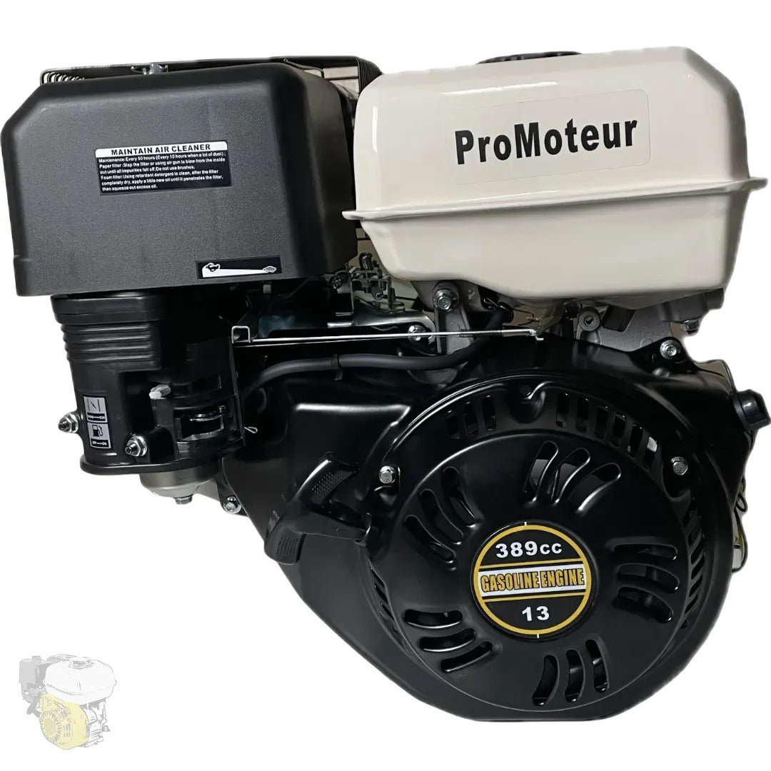 ProMoteur G390V (13CV) arbre conique 23mm et bride italienne
