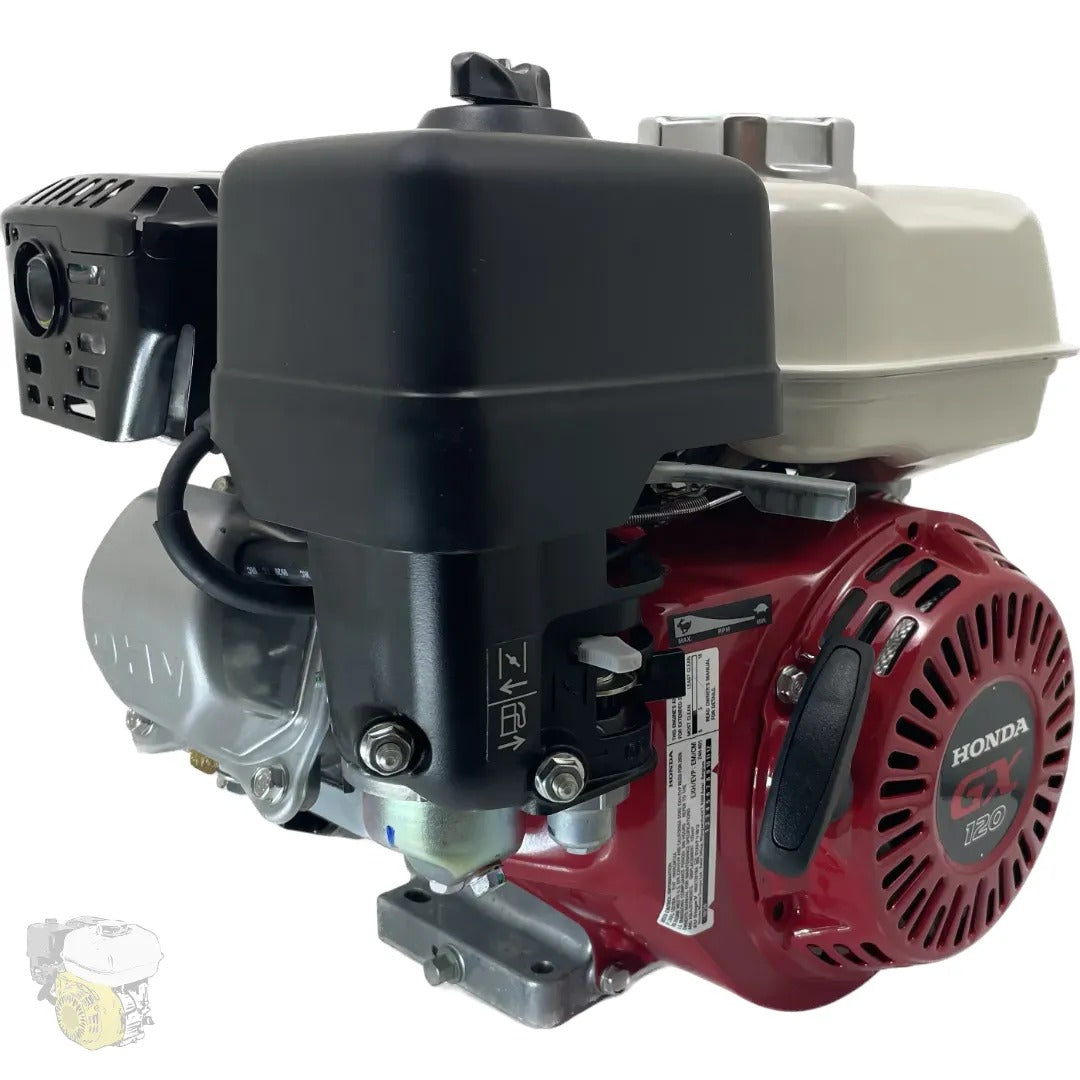 HONDA GX120 QX4  - (Arbre 19.05mm / 3/4" x 58,5mm) avec alerte niveau d'huile