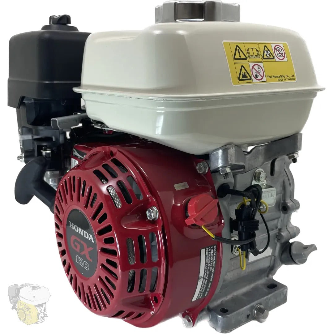 HONDA GX120 QX4  - (Arbre 19.05mm / 3/4" x 58,5mm) avec alerte niveau d'huile