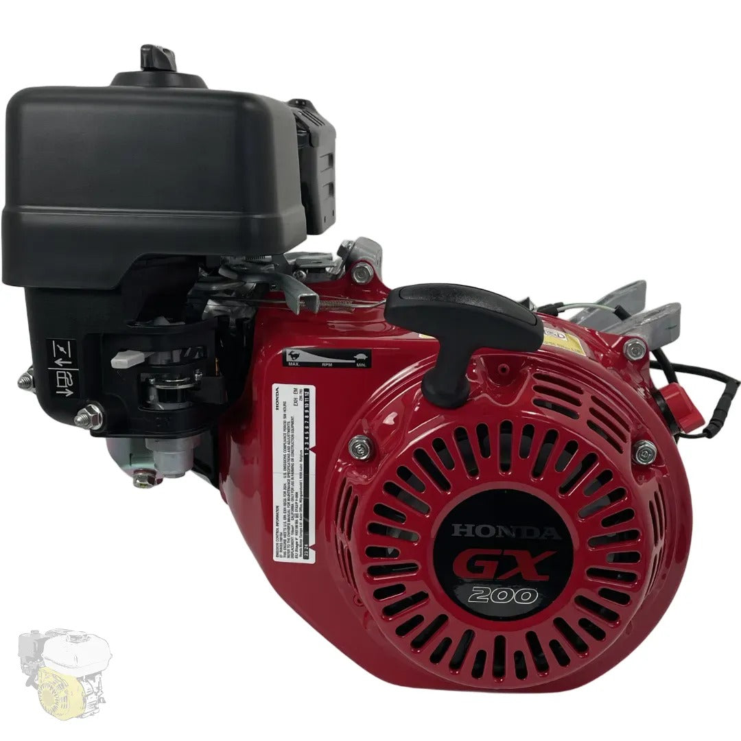 HONDA GX200 RDG4 - Type R avec REDUCTEUR 1/2 EMBRAYAGE CENTRIFUGE BAIN D'HUILE (Arbre 22mm)