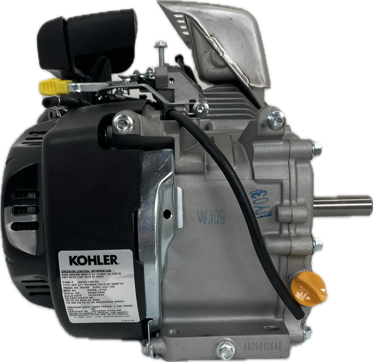 KOHLER RH265-0103 (6.5HP) shaft 19.05mm