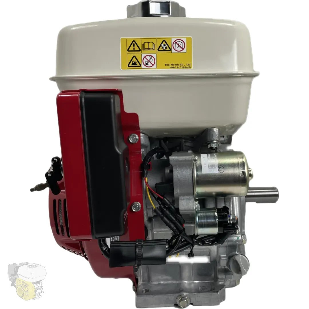 HONDA GX270 SXE4 - (Arbre 25 mm) avec démarrage électrique et alerte niveau d'huile