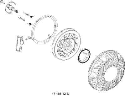 Lanceur d'origine Kohler 17 165 12-S CH395 CH440