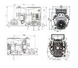 LONCIN LC2P80F (19.5CV) bi-cylindres