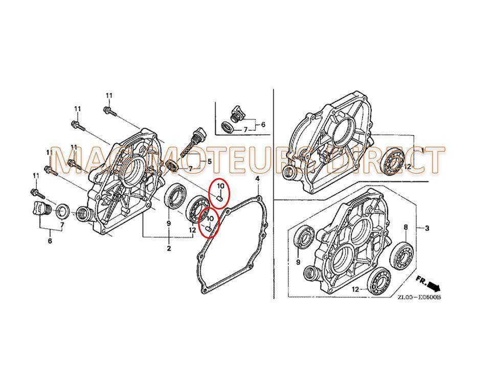 GOUJON 8*14 pour LONCIN G120/200