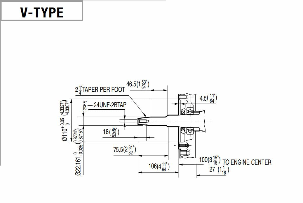 Yamaha MX400 KA6SO (Arbre conique type groupe électrogene) démarrage électrique
