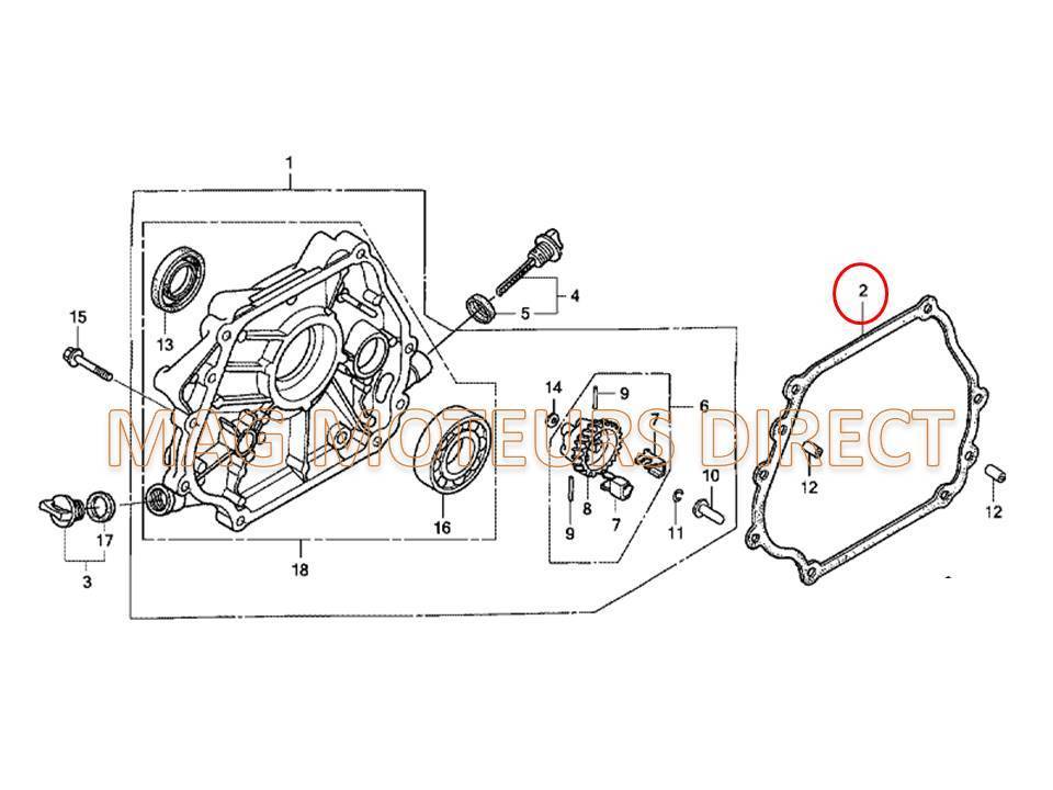 JOINT COUVERCLE CARTER pour VILLIERS G270