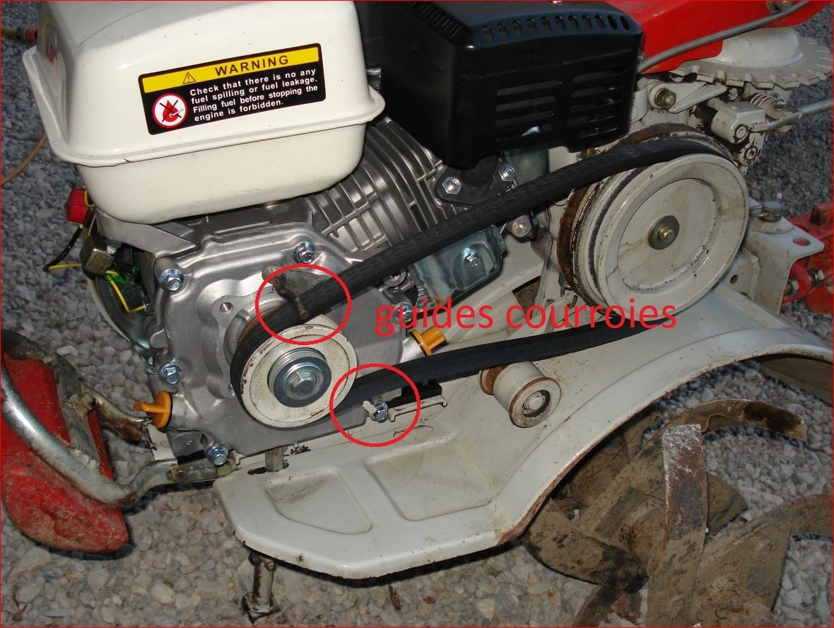 Kit moteur remplacement pour Iseki KC-2 avec moteur Honda GX160