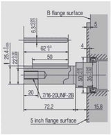 Yanmar L100N Type 1" avec demarreur electrique