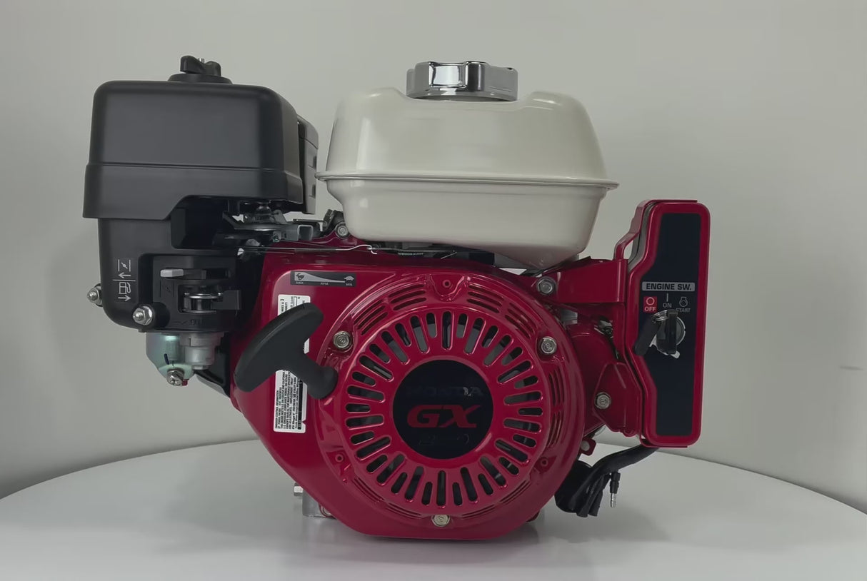 HONDA GX200 - QXE5 - (Arbre 19.05mm / 3/4" x 58,5mm) avec démarrage électrique