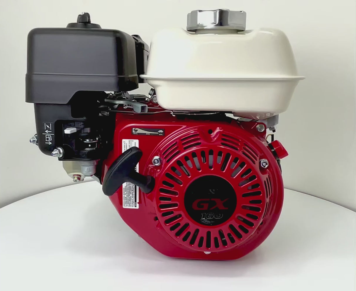 HONDA GX160 - QX4 - (Arbre 19.05mm / 3/4" x 58,5mm) avec alerte niveau d'huile