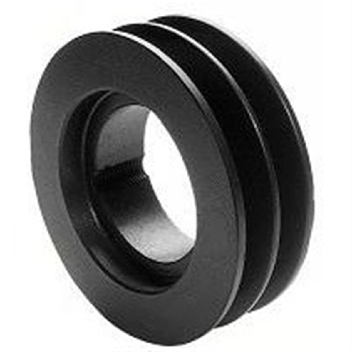 POULIE FONTE 112mm - Type SPA - Double Gorge - MOYEU AMOVIBLE