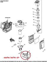 KOHLER CH395 AIR BOX COVER