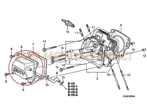 CACHE CULBUTEUR compatible HONDA GX110/120/140/160/200 (ECO)